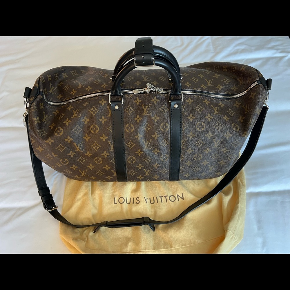 2009 KEEPALL BANDOULIÈRE 55 
MONOGRAM MACASSAR